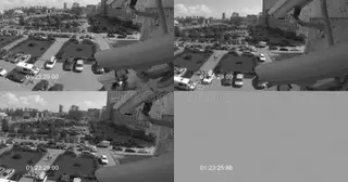 Установка систем видеонаблюдения на парковке в Устях-Джегуте в октябре